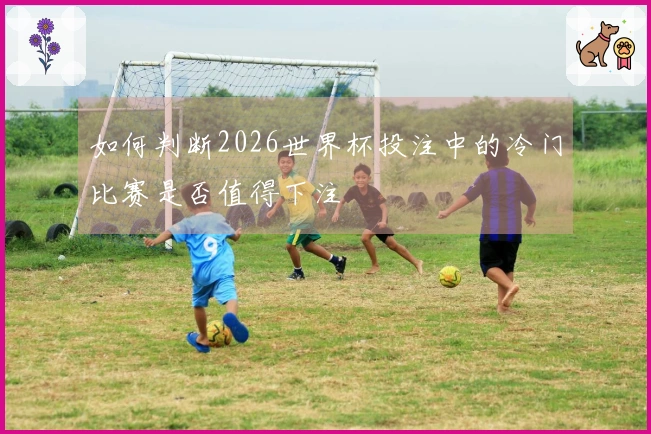 如何判断2026世界杯投注中的冷门比赛是否值得下注